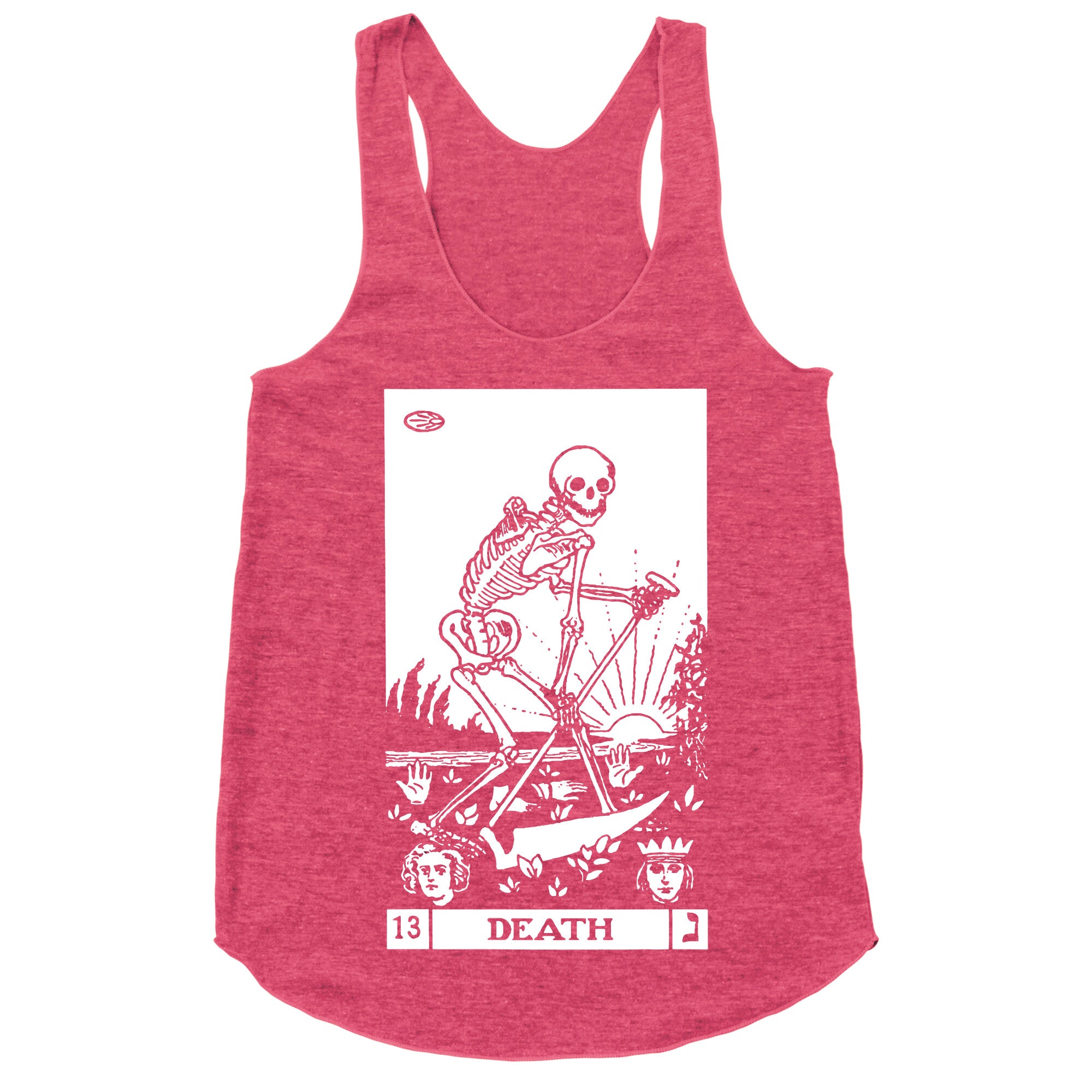 Death Tarot Racerback Tank